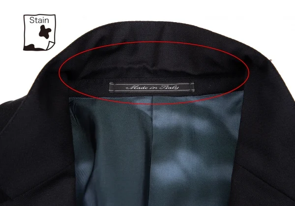 グッチGUCCI ウールセットアップスーツ 紺M位 (K-125887)