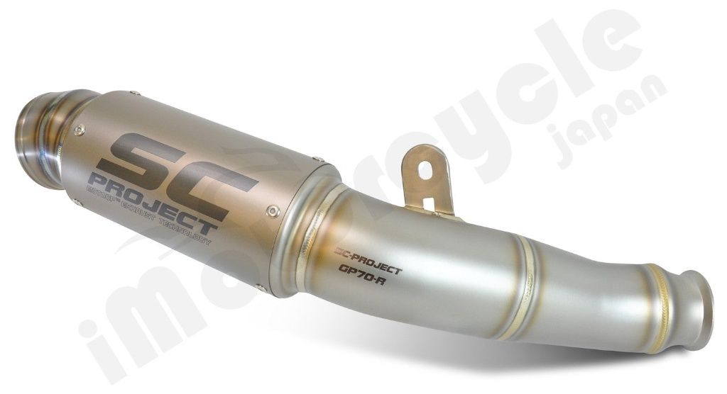 Webike | SC-PROJECT SCプロジェクト GP70-Rスリップオンサイレンサー