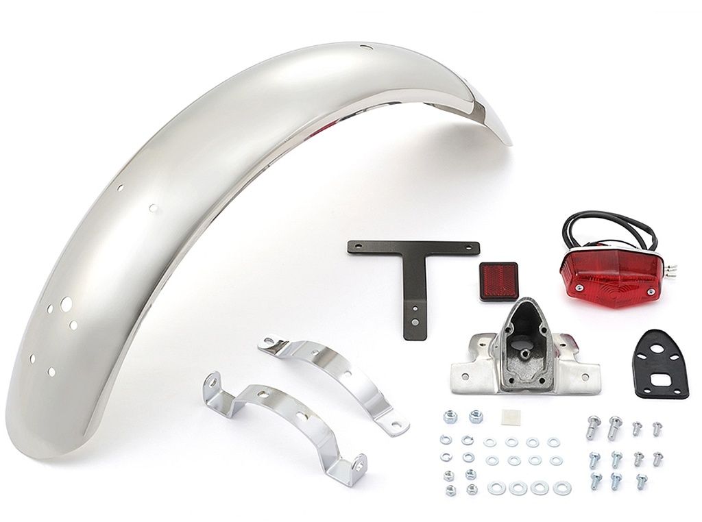 Webike | DAYTONA デイトナ ステンレスショートリアフェンダー SR400