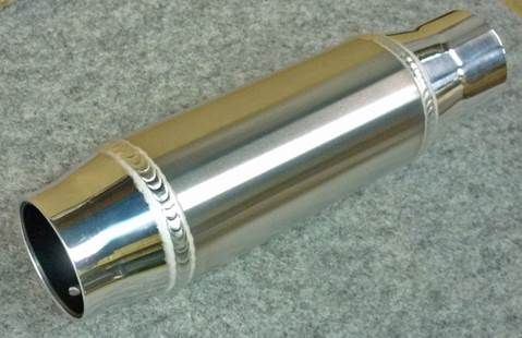 Webike | OUTEX アウテックス 汎用樽型アルミサイレンサー (W-1282