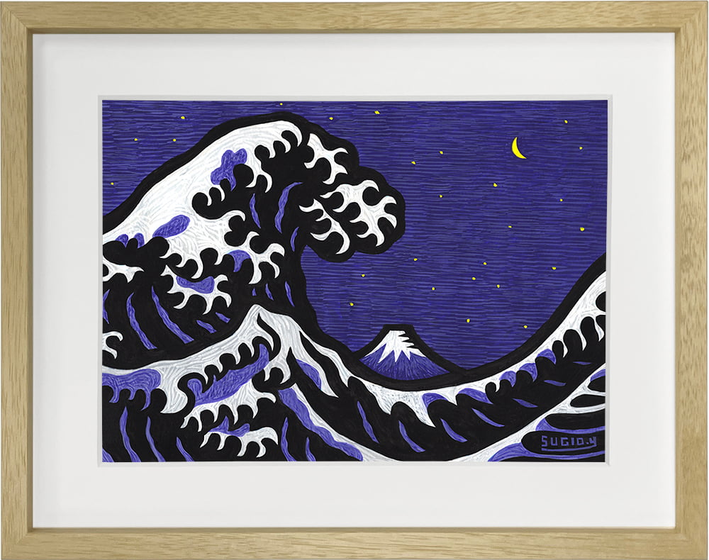 源氏絵と浮世絵「月夜」｜浮世絵工房