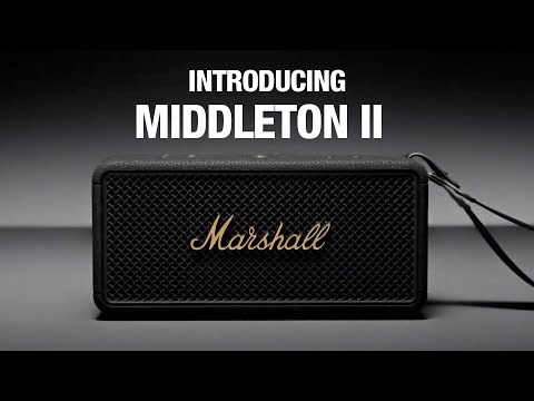 ブルートゥーススピーカー Middleton II Black and Brass