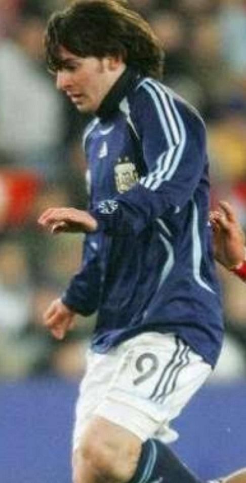 アルゼンチン代表（A）06/07 選手用 Formotion 長袖 メッシ＃19