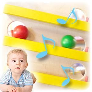 Beck ベック社 シロフォン付玉の塔用 玉 木製スロープトイ - 木の