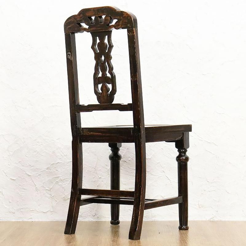 昭和ビンテージ木製ダイニングチェア｜幅43高さ97cm｜レトロなタモ材椅子