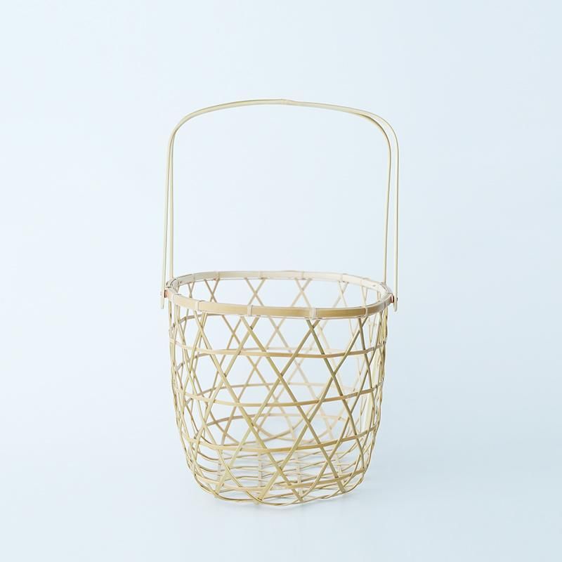 F/style（エフスタイル）／ 竹のバスケット 大・小（持ち手つき