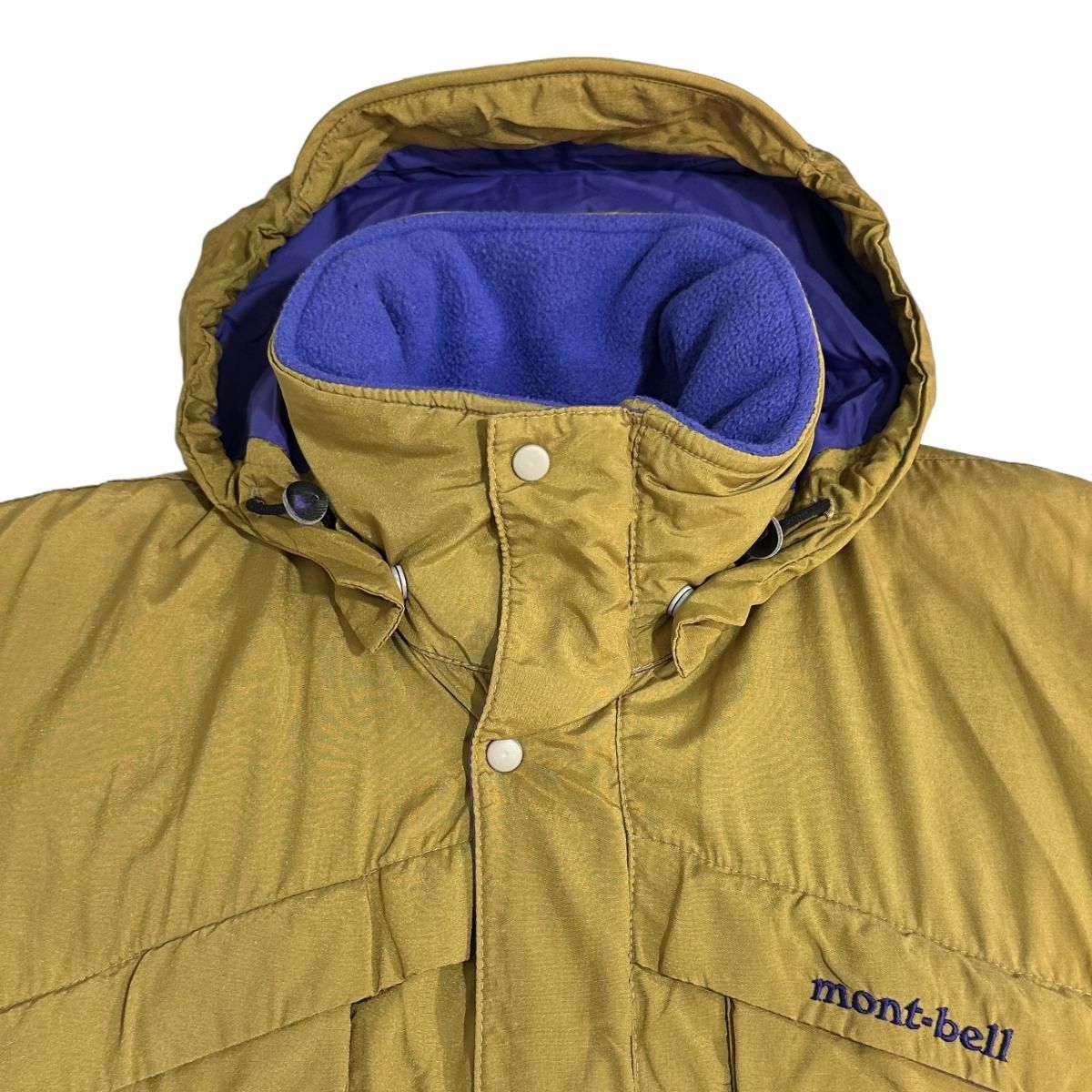 90s mont-bell Padding Jacket 金紫 S モンベル 中綿ジャケット