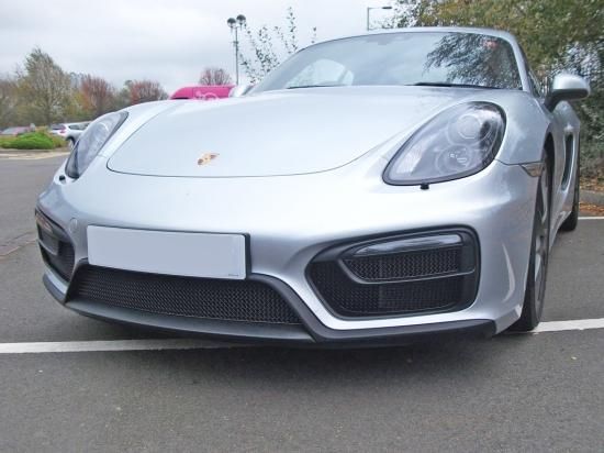 ポルシェ ボクスター ケイマン GTS ブラック 5点セット メッシュグリル