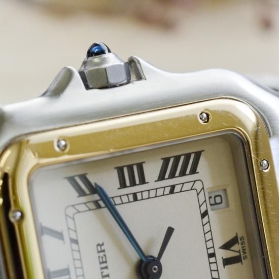 カルティエ cartier ｜パンテールMMデイト 1ロウ ｜クォーツ ・1980