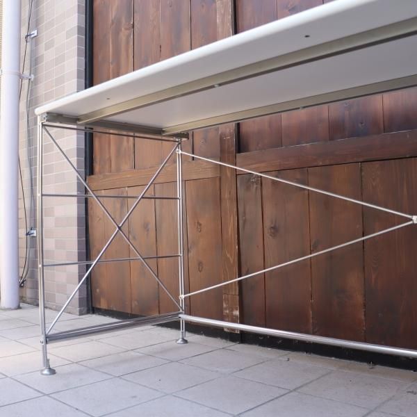 MUJI(無印良品) ステンレスユニットシェルフ・デスク/メラミントップ