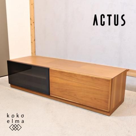 ACTUS(アクタス)のSHINE(シャイン)テレビボードです。ウォールナット材