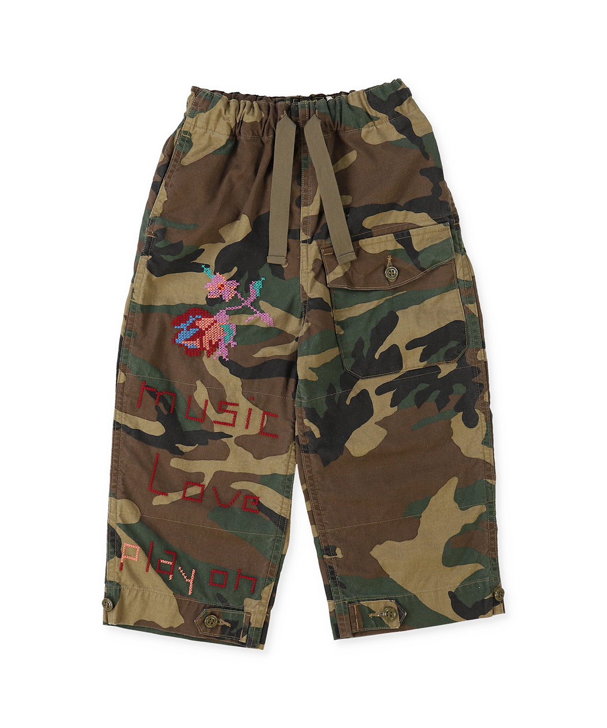 ゴートゥーハリウッド GO TO HOLLYWOOD 迷彩プリントイージーパンツ