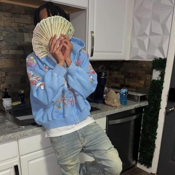 We Are Righteous / RISEN KING CROPPED ZIP HOODIE - GANGSTA MARKET