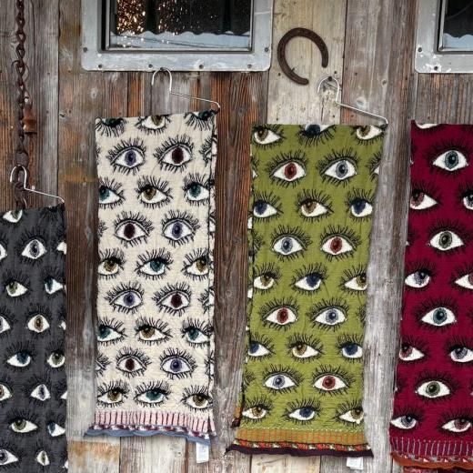 KAPITAL]縮絨ウール SPEAKEASY HAPPYマフラー（カラフル） - TAKE FIVE