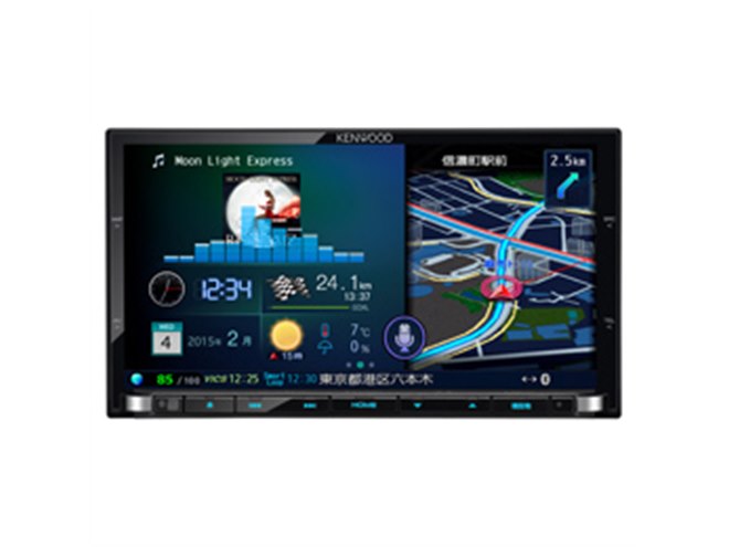 ケンウッド、192kHz/24bitのハイレゾ音源に対応したカーナビ2機種