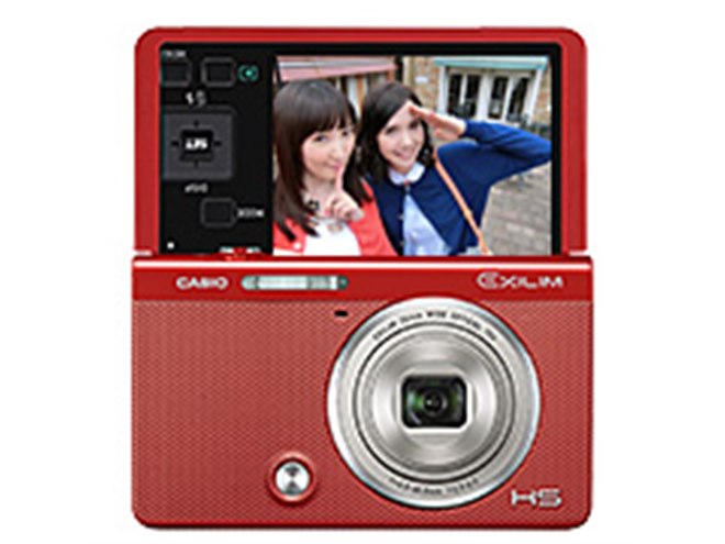 カシオ、180度可動チルト液晶で自分撮りしやすい「EXILIM EX-ZR62