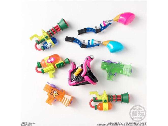 任天堂ゲームソフト「スプラトゥーン」の「ブキ」フィギュア第2弾が