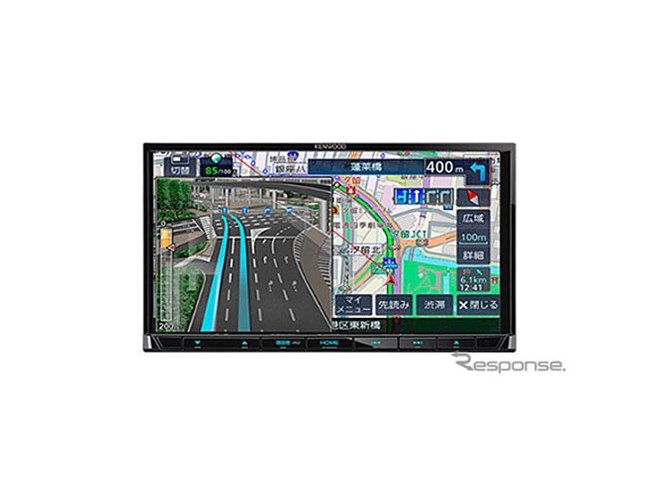 ケンウッド 彩速ナビ、エントリーモデル2機種を発売へ ナビ機能強化