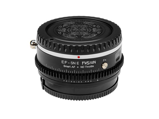 Fotodiox、キヤノンEF→ソニーE変換の可変式NDフィルター内蔵電子