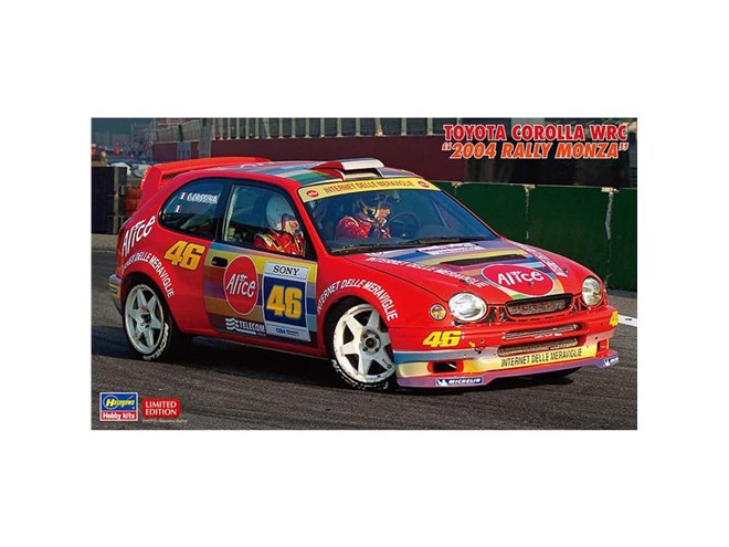 ハセガワ、1991年ラリー モンツァ出場車「トヨタ カローラ WRC」模型を