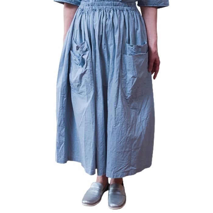 Homspun[ホームスパン]バルキーシーチング ダブルポケットギャザー