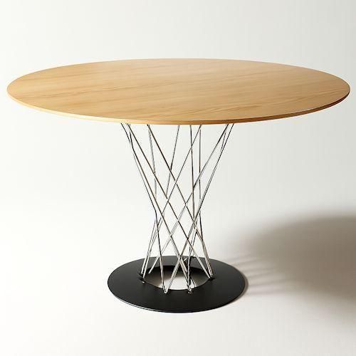 イサム・ノグチ/サイクロンテーブルCycloneTableФ110【木目天板