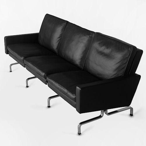 ポール・ケアホルム/PK31ベーシックトリプルソファ3人掛【セミアニリン