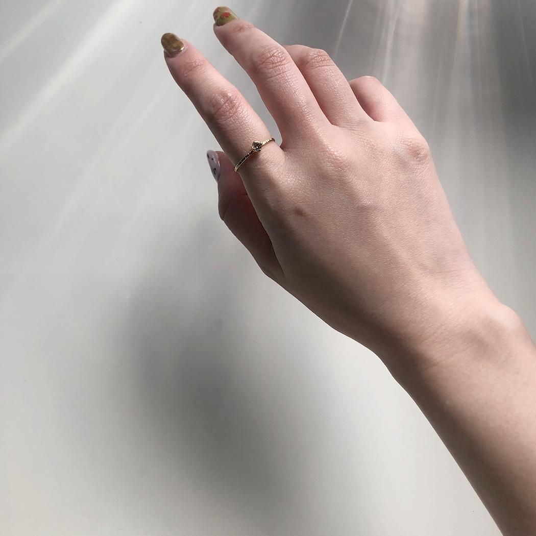 hirondelle et pepin（イロンデール エ ペパン） k18 hr-294 ブラウン