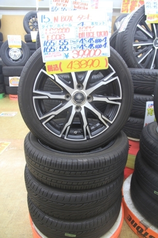 中古 タイヤ×アルミ】165/55R15 4本セット ￥43,890 | アップガレージ