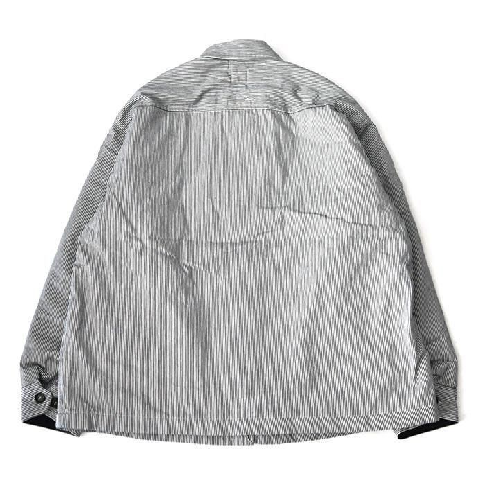 DESCENDANT | CRA90 HICKORY STRIPE JACKET POST O'ALLS | NAVY