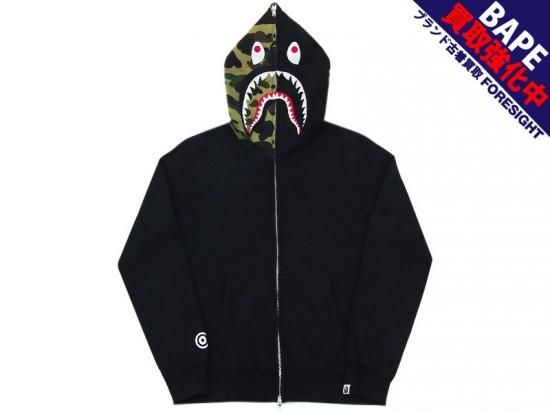 A BATHING APE 'SHARK FULL ZIP HOODIE'シャークパーカー フルジップ