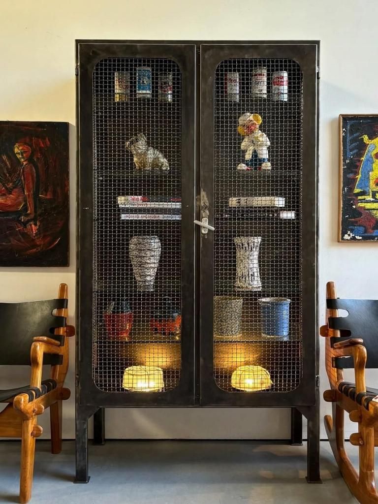 1930-40's ヴィンテージ インダストリアル キャビネット/ショーケース