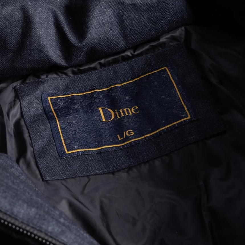 Dime Premium Tweed Puffer / Dark Gray (ダイム 中綿ダウンジャケット