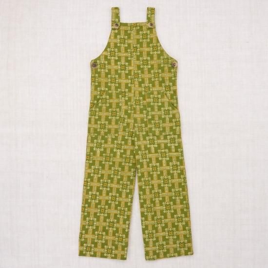 ☆MISHA & PUFF Long Overall (Basil railroad) - SEN_TO_SENCE