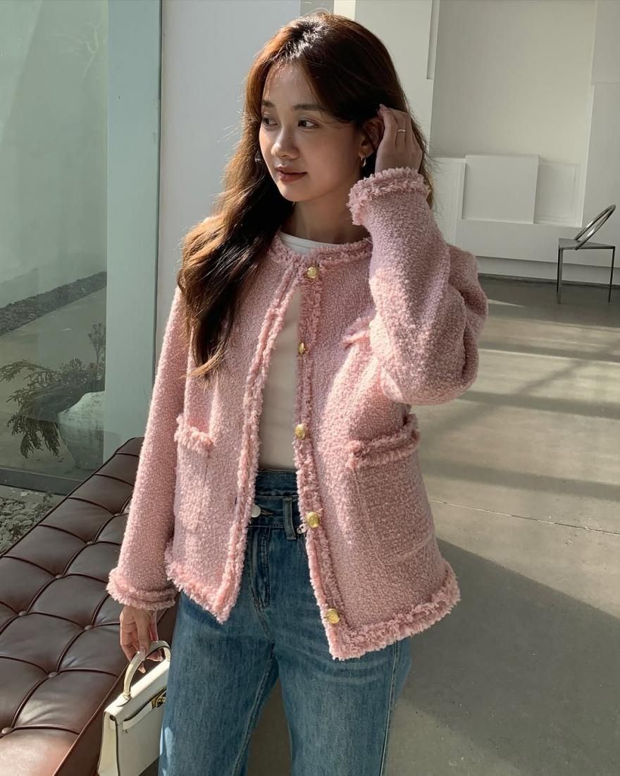 TWEED FRINGE JACKET - BIRTHDAY BASH