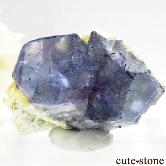 ナミビア エロンゴ産 ブルーフローライトの原石 28.6g - cute stone -