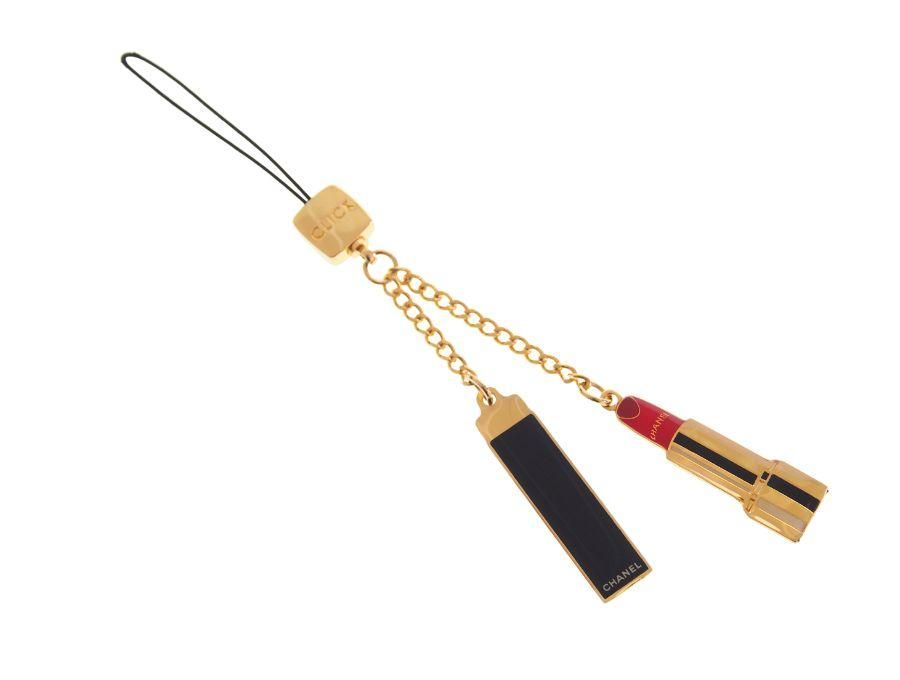 シャネル ノベルティ ストラップ キーホルダー 2006 口紅 CLICK