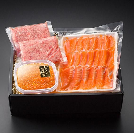 2008 海鮮三色丼セット 【トラウトサーモン・ますいくら・まぐろたたき