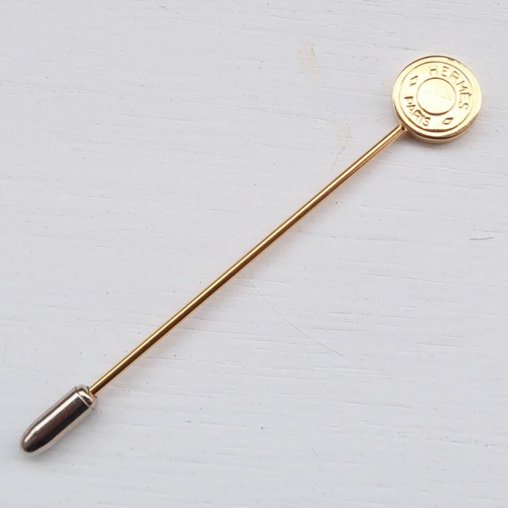 HERMES （ヴィンテージ エルメス） セリエ デザイン ラペル ピン