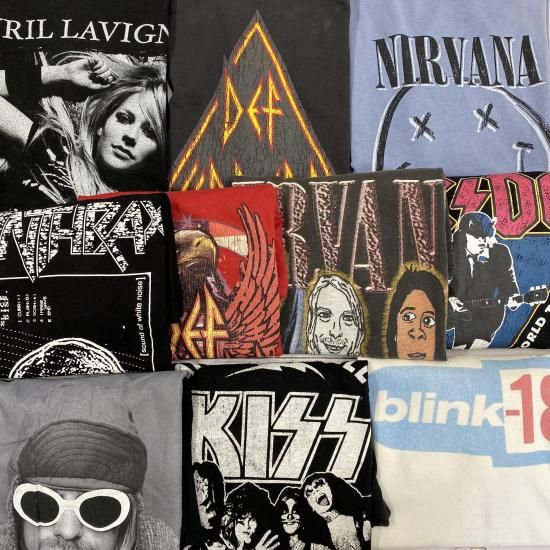アメカジ] バンドTシャツおまかせ10枚セット - 古着屋janjan