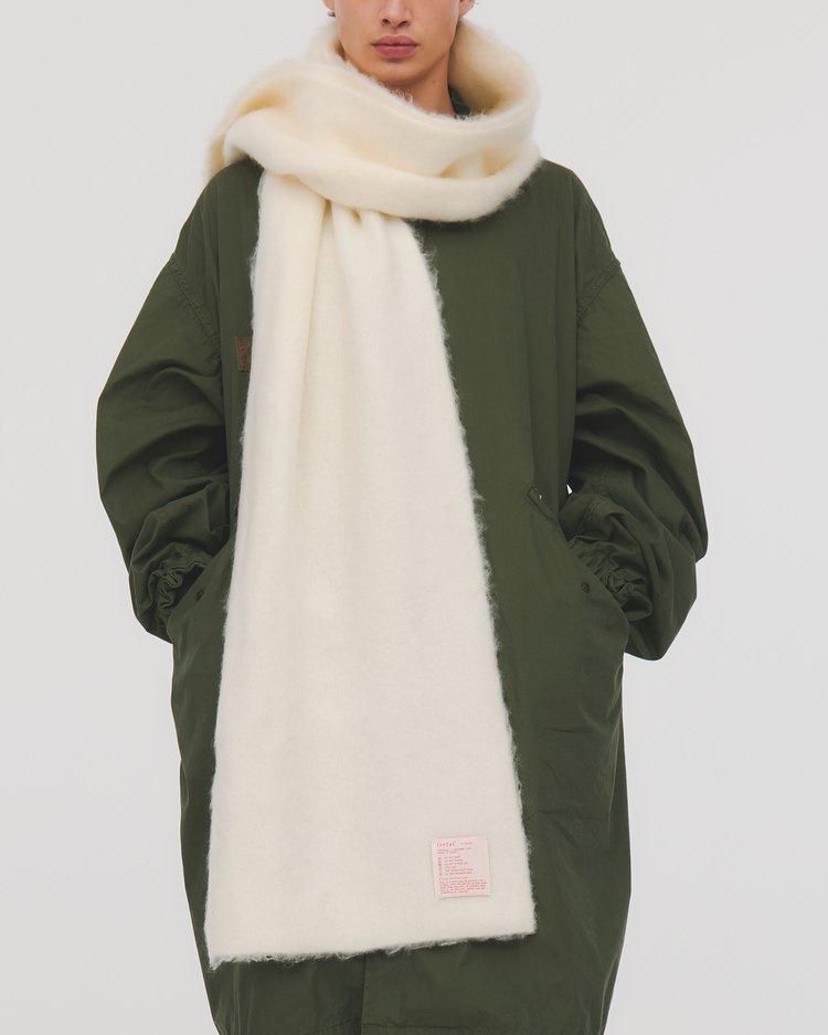 MUFFLER L (Opal White) - ieefar(イーファー) | Official Online Shop