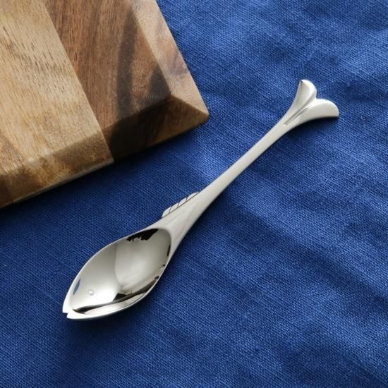 ゴーンフィッシン ティースプーン 鏡面 かわいい 魚 さかな ＜京都匙亀