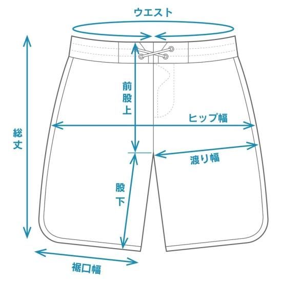 フィジーク サーフパンツ [ 予約注文商品 ] - PEAQ [ フィジーク