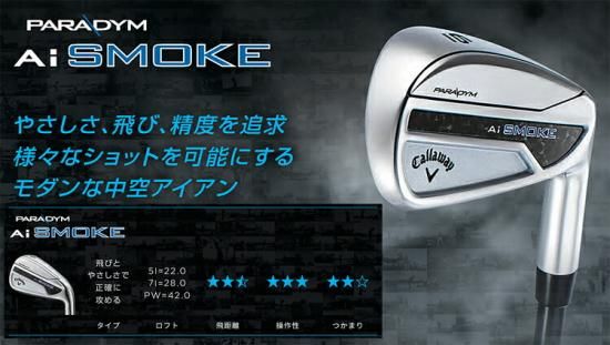 キャロウェイ パラダイム エーアイ スモーク 単品アイアン N.S.PRO