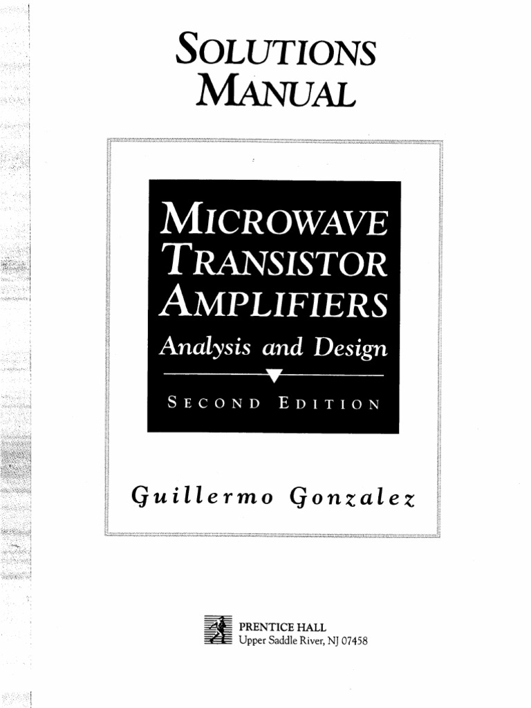 Microwave Transistor Amplifiers Guide | PDF