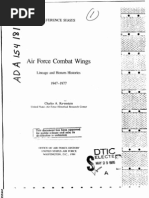 Air Force Combat Wings Histories | PDF | Wing (Military Aviation