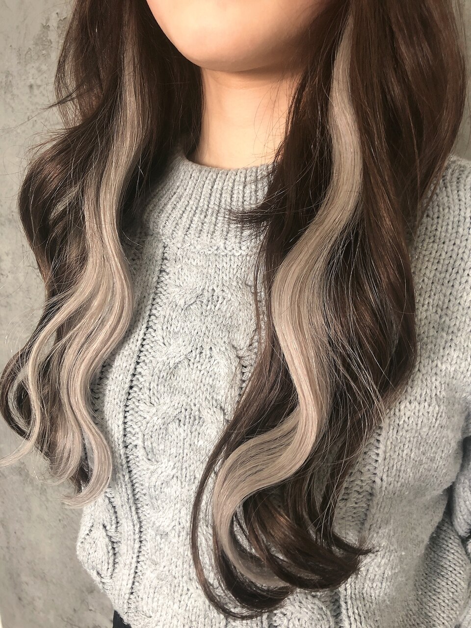 20代30代☆シールエクステ☆インナーエクステ☆インナーグレー