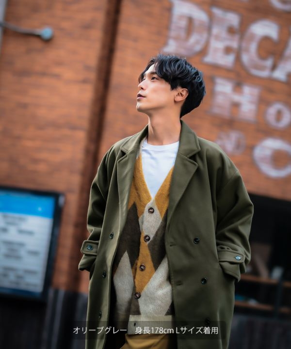 improves】メルトンチェスターコート