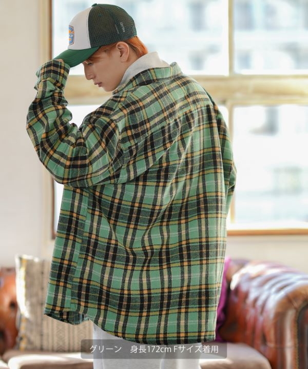 チェックシャツジャケット