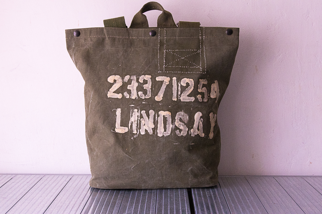 50's イギリス軍ヴィンテージキャンバスバックパックIND1480